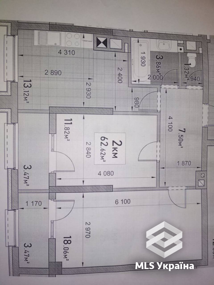 1-кімнатна квартира за адресою вул. Головна (площа 62 м²) - Atlanta.ua - фото 9