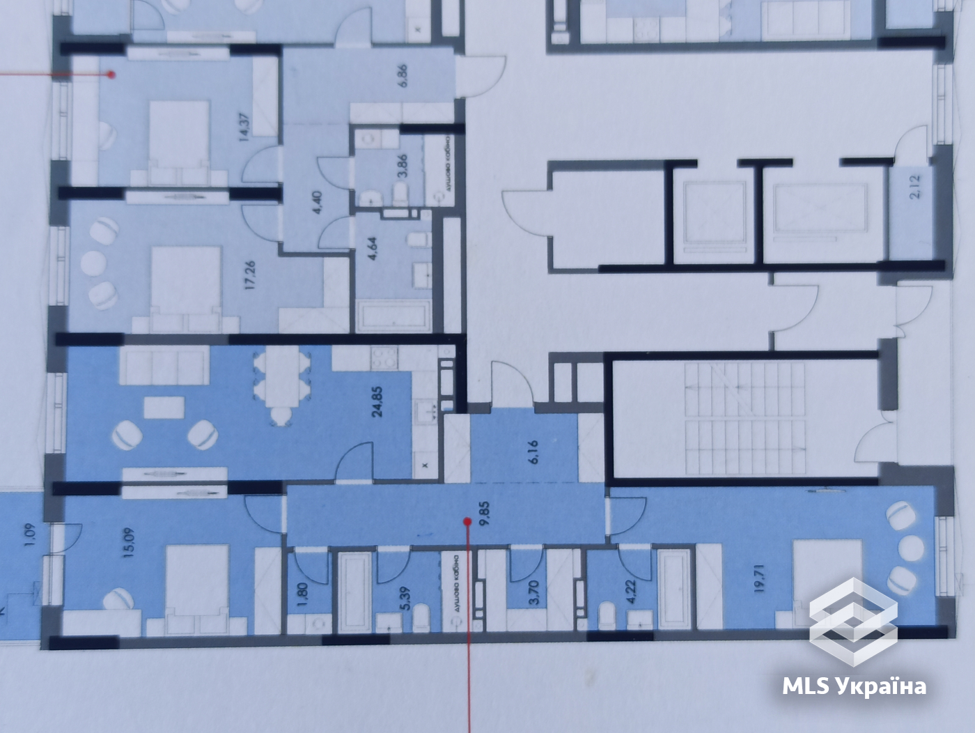 1-room apartment apartment by the address st. Knyazya Romana Mstislavicha Zhmachenka generala (area 95 m²) - Atlanta.ua - photo 4