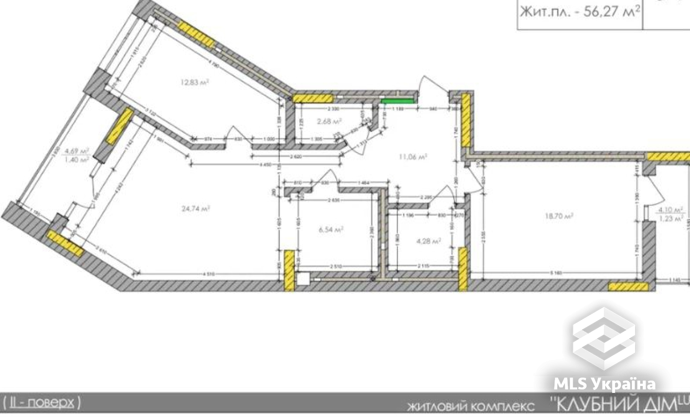 1-комнатная квартира по адресу ул. Рівненська (площадь 84 м²) - Atlanta.ua - фото 2