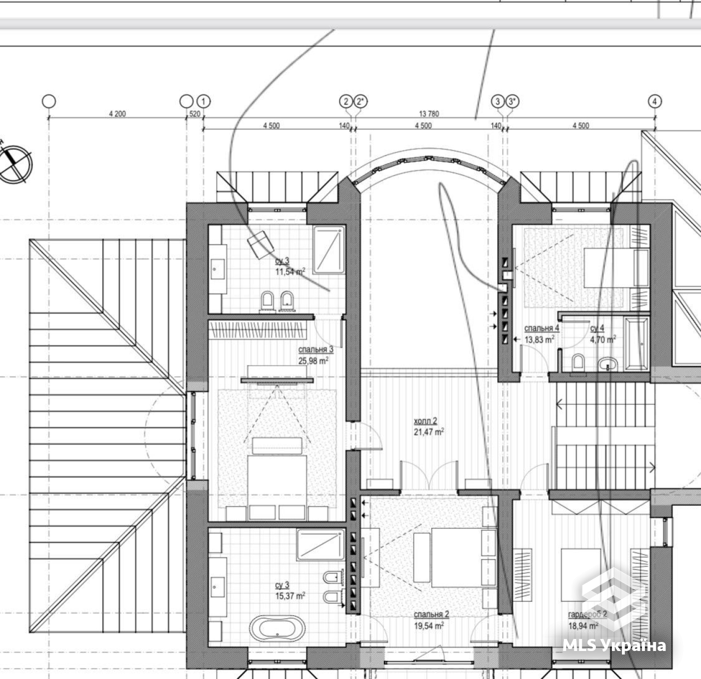 Дом по адресу ул. Грушевского (площадь 496 м²) - Atlanta.ua - фото 15