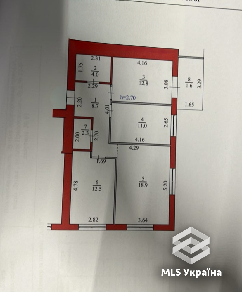1-комнатная квартира по адресу ул. Китобойная (площадь 72 м²) - Atlanta.ua - фото 12