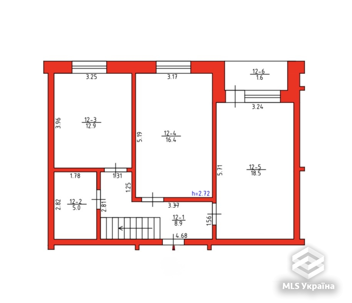 1-room apartment apartment by the address st. Staritskogo (area 88 m²) - Atlanta.ua - photo 2